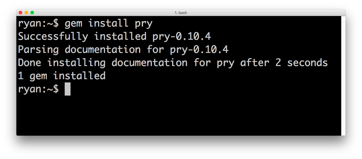 Pry Install